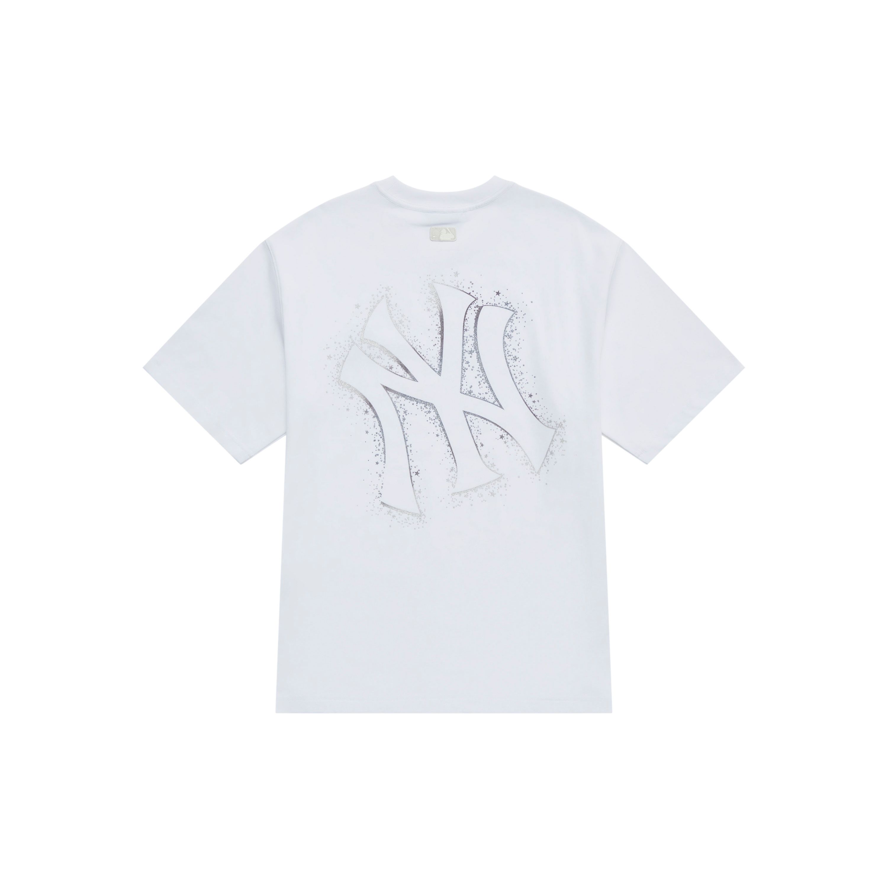 MLB New York Yankees SS25 Classique Ample Décontracté Mode Respirant Confortable Dos Grand Logo Col Rond Manches Courtes T-shirt 3ATST0153-50WHS L white