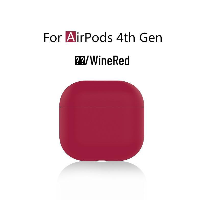 Compatible Silicone Protective Case for Apple AirPods 4th Gen and AirPods Pro 3