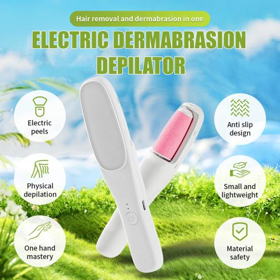 Elektrický pilník na nohy epilátor 2 v 1 odstraňovač odumřelé kůže na nohy profesionální odstraňovač mozolů jemná exfoliace nástroj pro péči o nohy