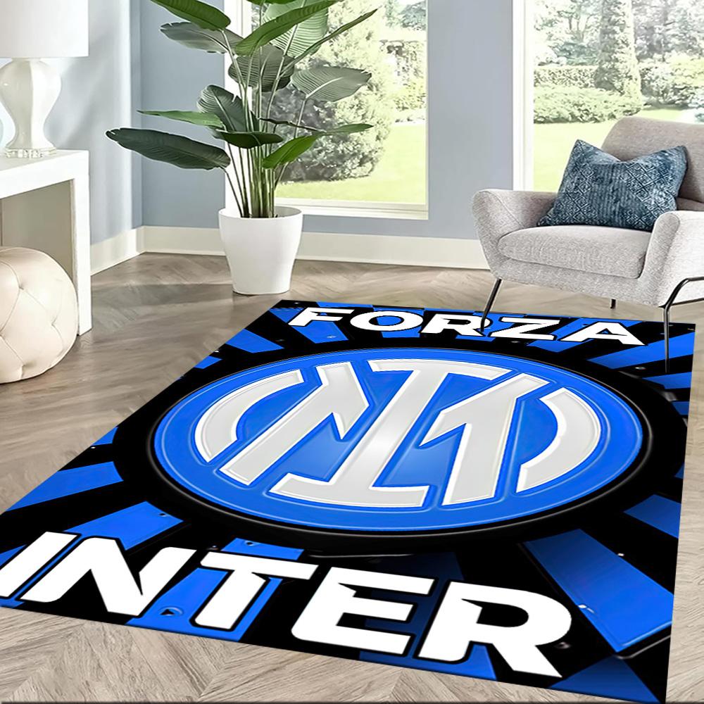 Inter Milan Floor Rug Office Rug Design For Game Room Balcony Hallway Foyer Antislip Rug Office Home Decor Birthdaychristmas Gift