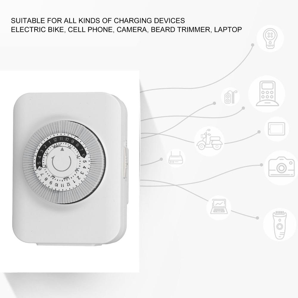 125V Timer Switch Mechanical Mechanical Timer Reliable Timer Socket EV Charging