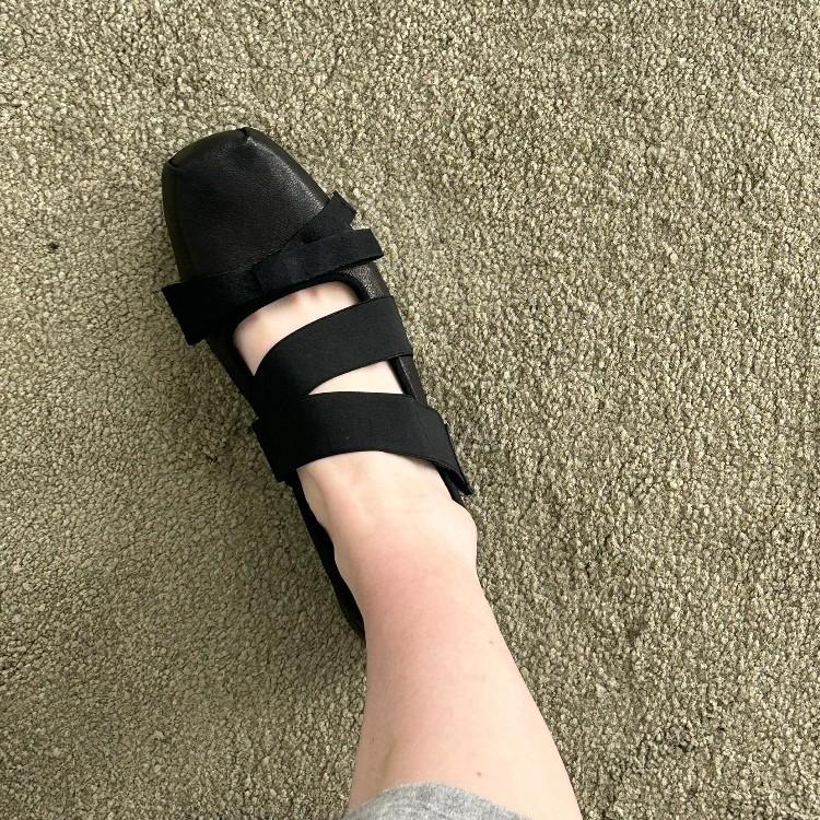 Sheepskin Version~ Ballet Style Leather Bow Mary Jane Single Shoes Women's Silver Platform Small Leather Shoes Ballet Shoes Ladyshoes