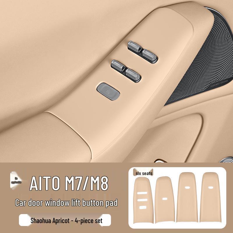 Silicone Armrest Protector for M7/M8 Car Door Window Lifter Panel