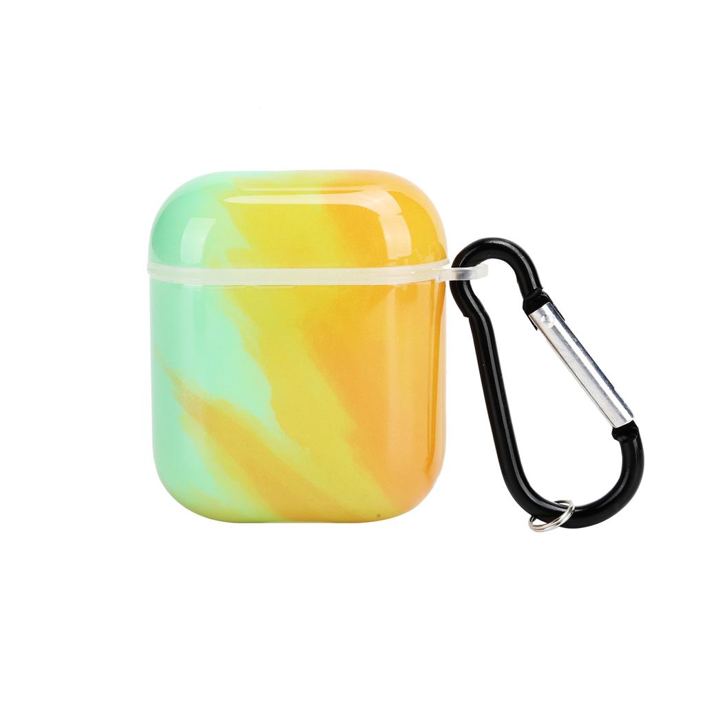 Farbverlauf Ohrhörerhülle Anti-Verlust Stoßfest Schutzhülle Schale für IOS Earbuds 2 1