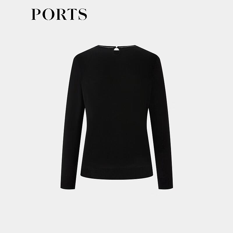 PORTS Women's Long-Sleeve Knit Crew Neck Sweater