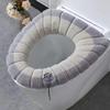 Copriseggiolino WC Lavabile Verde con Grigio Adatto per WC a Forma O/U/V