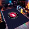 FC Midtjylland Logo Carpet Rug for Living Room Bedroom Home Sofa Decoration,Kids Play Nonslip Floor Mat