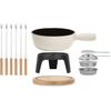 Fondue en fonte émaillée - LA FONDERIE 1890 - MONT BLANC - 1,8 L - 6 personnes - Beige