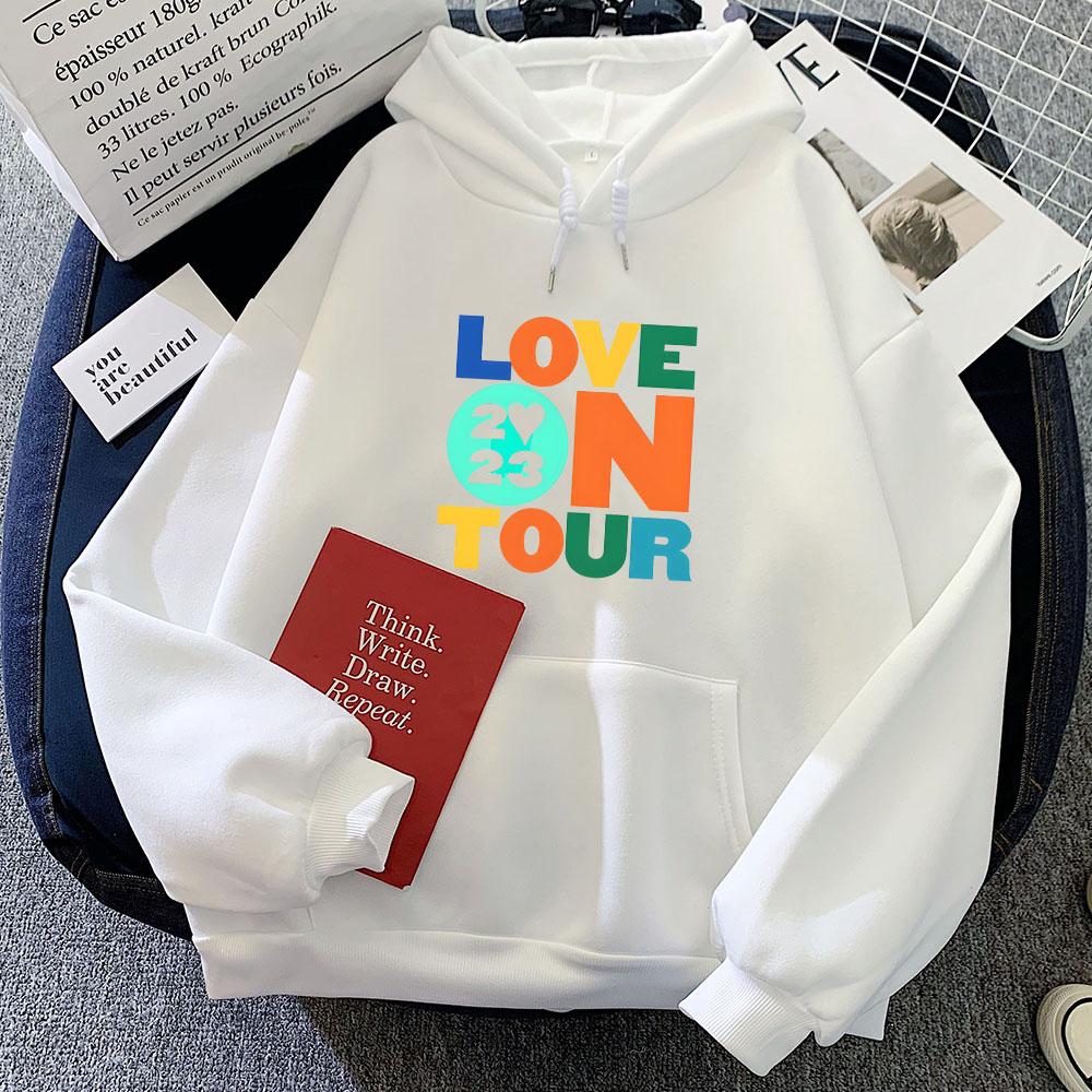Sudaderas Hoodie Love On Tour Comfortable Sweatshirts Funko Pop Gothic Fleece Clothing Moletom Grunge Vintage Pullovers