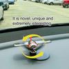 Attractive Solar Powered Airplane Ornament For 360 Degree Dashboard Decoration