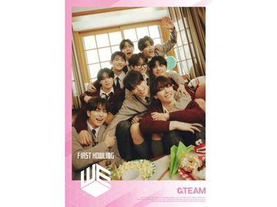 CD Primeiro Uivo: WE Primeira Edição Tipo B &TEAM com Álbum Fotográfico+Cartão POCS-39025