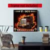 Kenworth Diamond Painting Round Diamond Mosaic Rhinestones Diamond Embroidery Craft Kit Wall Decor Without Frame