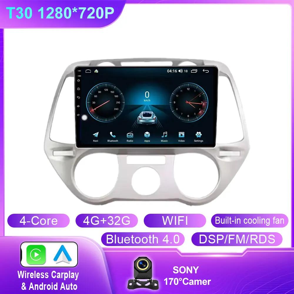 

Android 14 Carplay For Hyundai i20 2008 2009 2010 2011 2012 Car Radio Stereo Multimedia Video Player DSP GPS 4G WIFI QLED Screen