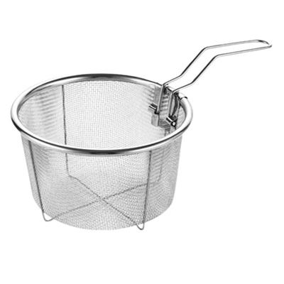 Siebkorb, hitzebeständig, Küchenhelfer, verformungssicher, breite Anwendung, Bratkorb, robust, schnelle Entwässerung, nicht schneidende Hand