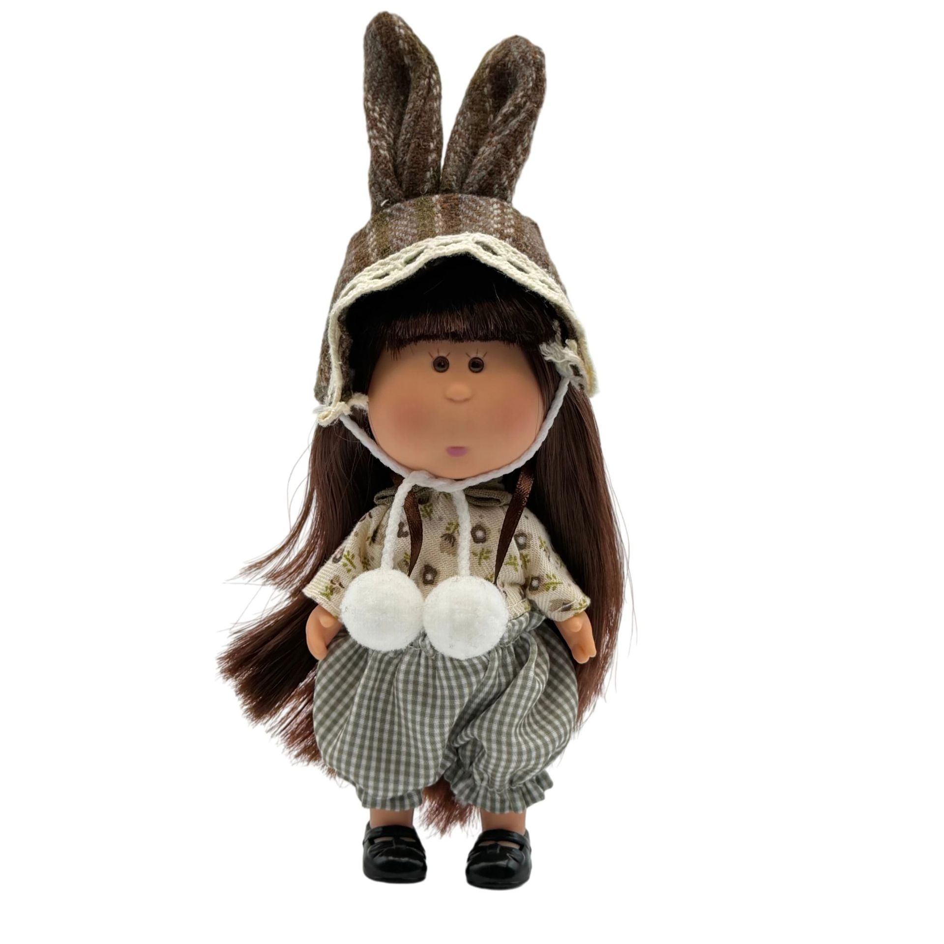 

14 Centimeters Portable Palm Sized Vinyl Doll, Movable Joints Doll Phone Bag Car Pendant, DIY Handmade Outfit Dress Up Cute Doll Toy Gift