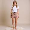 Women's Soft Stretch Flannel Short Side Pocket Drawstring Casual Pajama Pants Soft Pajama Pants