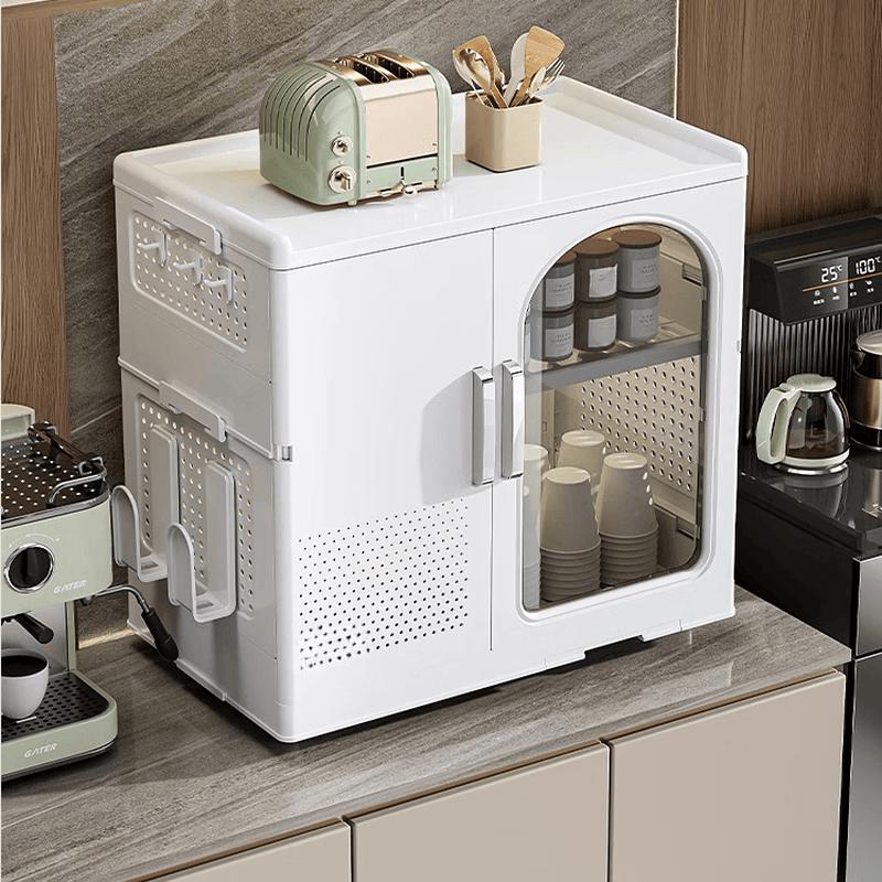 Brangdy Countertop Dish Storage Cabinet