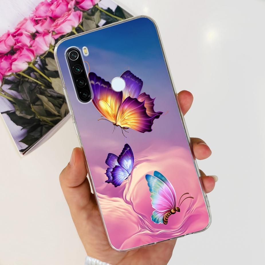 For Xiaomi Redmi Note 8 Case Note 8T Luxury Painted Cover Clear Silicone Phone Case For Redmi Note 8 Pro Note8 Note8T Soft Shell
