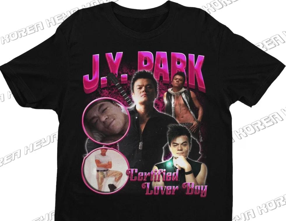 JYP Certified Lover Boy, Park Jin-young Kpop bootleg meme T-shirt L