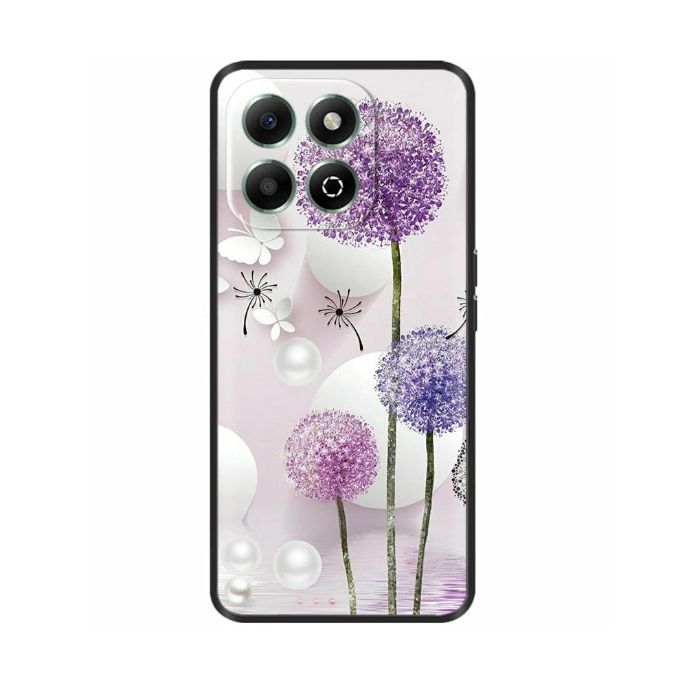 Handyhülle Für Honor X6b Hülle Schmetterling Flüssigsilikon Vollschutz Rückseite Für Honor X6b X 6b HonorX6b JDY-LX1 JDY-LX2