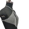 Maliss Aluminum Chainmail Top Lightweight Festival Ring for Women Handmade Chain Maille Crop Boho Rave Concert Wear
