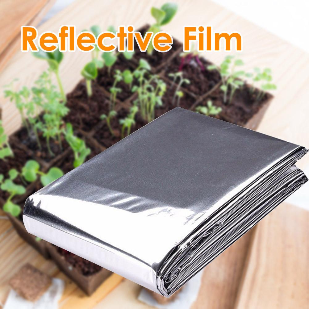 210x120cm Foldable Reflective Film Plants Garden Greenhouse Covering Foil Sheets