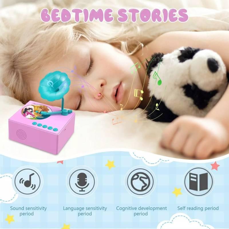 Educational Kids Gramophone Music Player Interactive Learning Toy With Cards 96