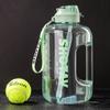 WTEMPO Large Capacity Sport Water Bottles Men's and Women's Outdoor Fitness Water Cup Portable with Lifting Rope Sports Plastic Water Cup with Straw