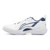 Chaussures de Badminton Li Ning Flying Eagle Respirantes et Légères Basse Coupe Unisexe Standard Blanc Bleu Marine AYTU001-9
