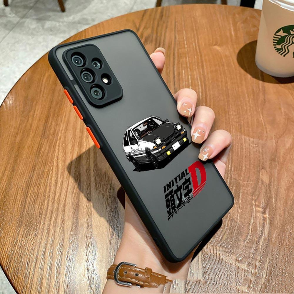 Japonské anime Initial D AE86 pouzdro pro Samsung Galaxy A70 A50 A30 A20s A10s A10 Note20 10 9 8 M62 M52 M51 M33 M32 M31 M30 M23 Ultra