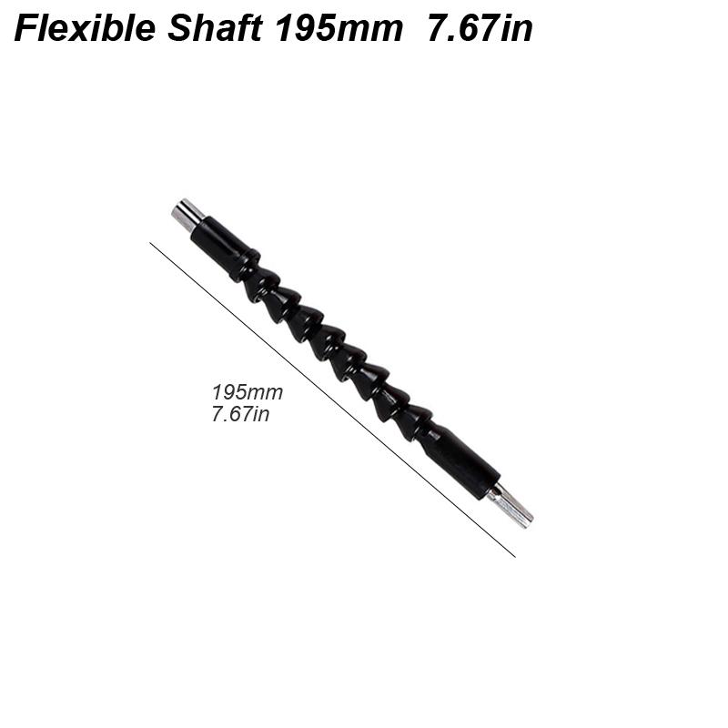 Flexible Screwdriver Extension Flex Drill Bit Holder Hex Shaft Tip Soft for Electric Screw Driver Snake Adapter Connect Magnetic