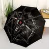 Devil Horns: Cool Graphic Design for T-ShirtsUmbrella, Portable 3-Fold Compact Umbrella,Christmas Gift ES508