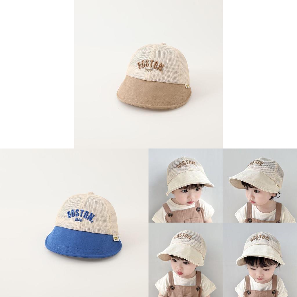 Baby Summer Mesh Sun Hat With Wide Brim For Sun Protection And Outdoor Play