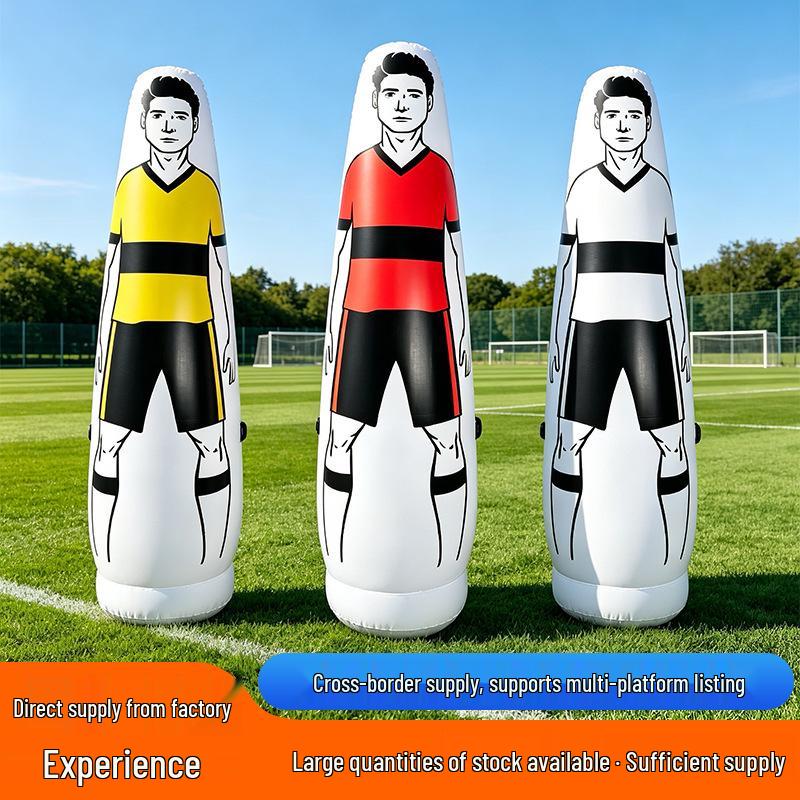 Portable PVC Inflatable Football Training Dummy Wall