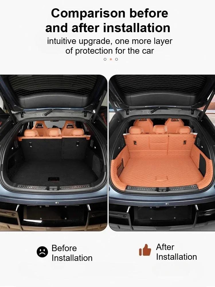 For BYD Sealion 7 Sea Lion 07 EV Car Boot Mat Rear Trunk Liner Full Package Double-layer Foot Pad Automotive Interior Modify