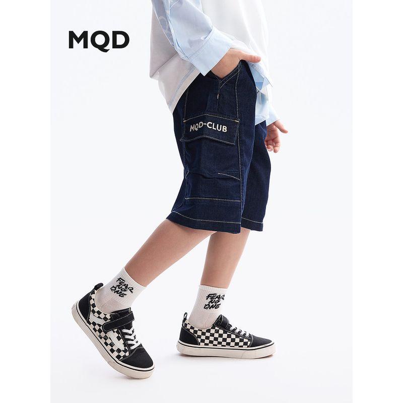 [Anti-Fading] Mqd Children's Clothing Boys' Denim Shorts Summer New Style Kids' Workwear Knee-Length Casual Pants