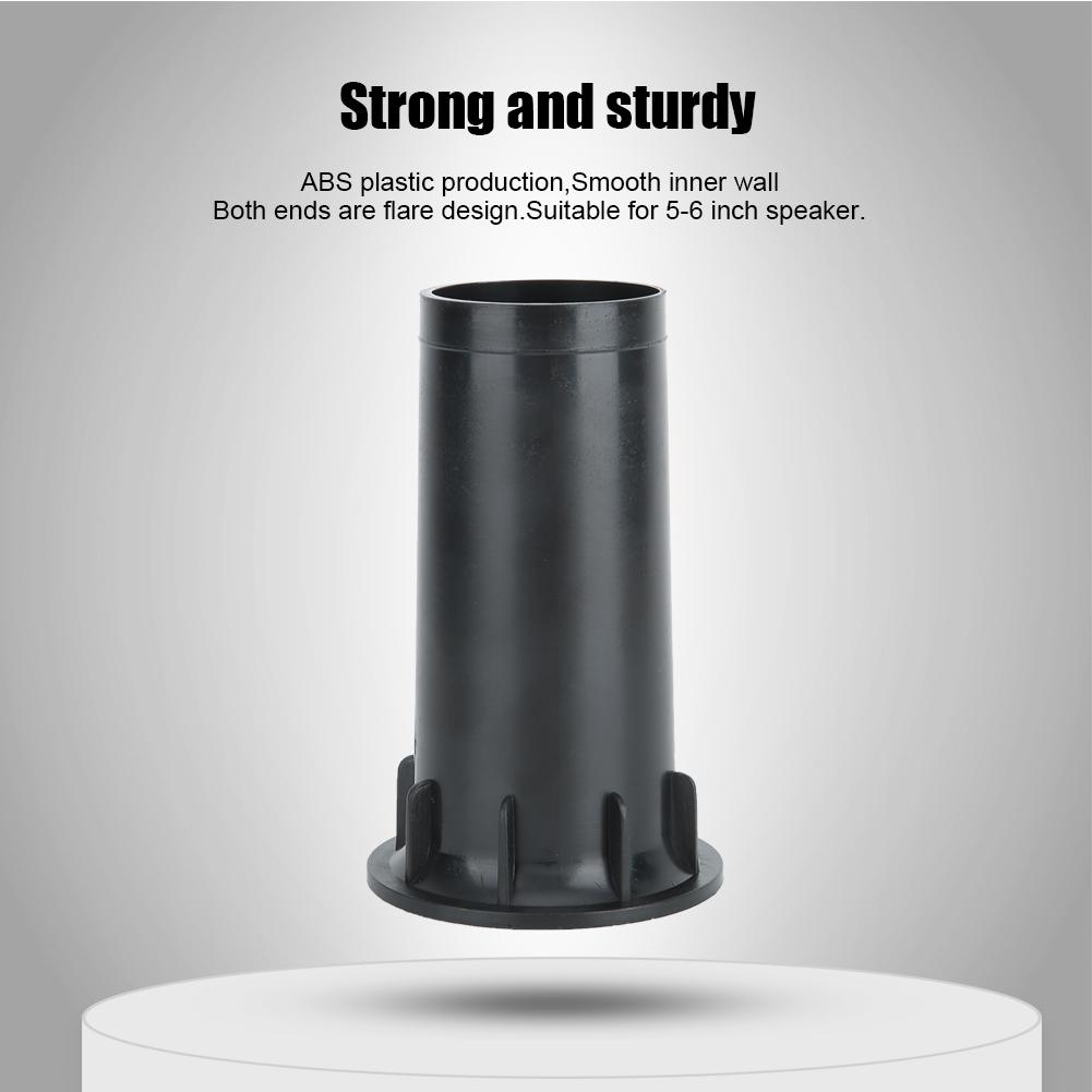 4PCS T1 Bass Speaker ABS Plastic Smooth Inner Wall Inverted Tube for 5 6 inches Speakers