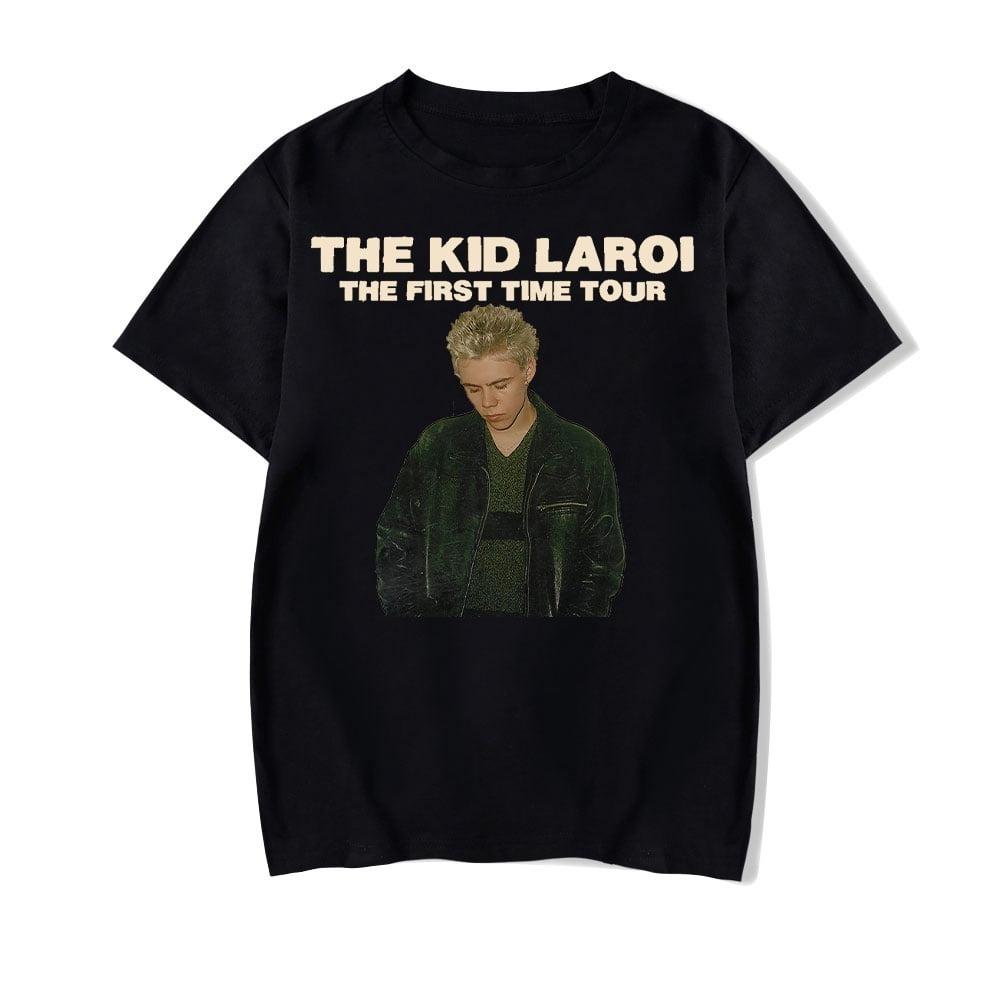 The Kid LAROI The First Time Tour Unisexs TShirt Unisex ONeck 100Cotton Short Sleeve Y2k Oversized Tee Concert Merch Fans Gifts