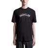 Moncler Letter Print Crew Neck Casual Pullover Short Sleeve T-Shirt Men T-Shirt Black J1-091-8C00002-89A17-999