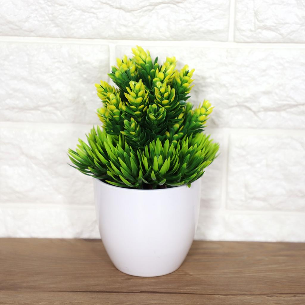 Artificial Bonsai Fake Flower Potted Plant Decor
