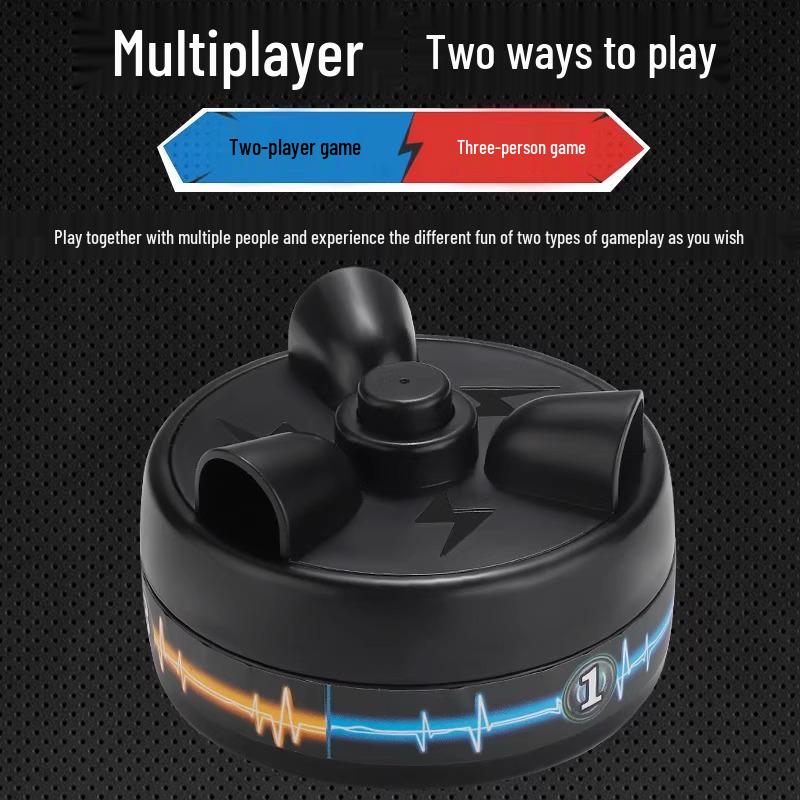 Advanced Black Tech Lie Detector Game: Electric Shock Desktop Toy for Kids & Families 2025