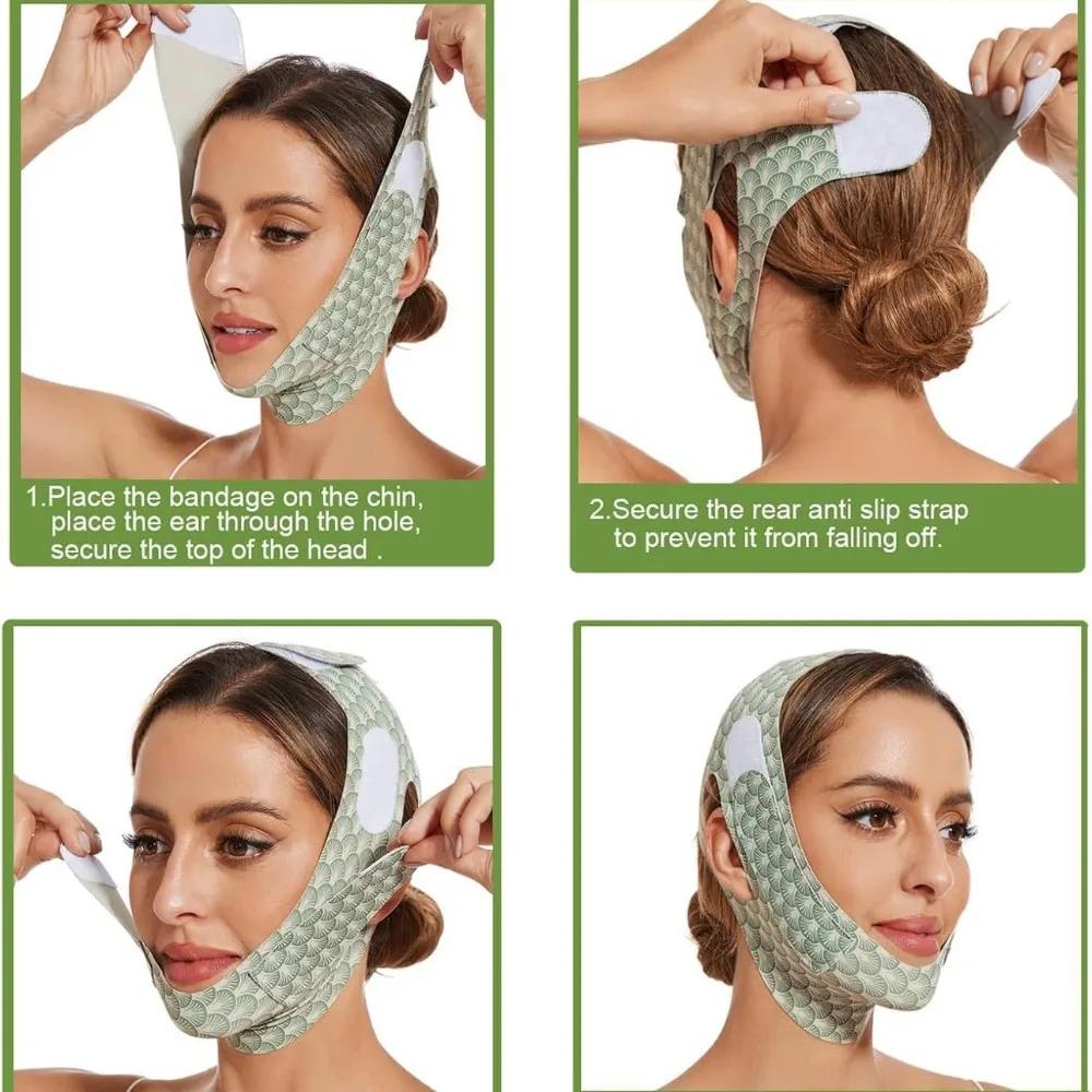 Women Face Lifting Belt Face Slimming Bandage V Line Shaper Chin Cheek Lift Up Anti Wrinkle Mask Facial Beauty Skin Care Tools