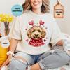 Comfort Colors Goldendoodle Valentines Shirt, Dog Mom Gift