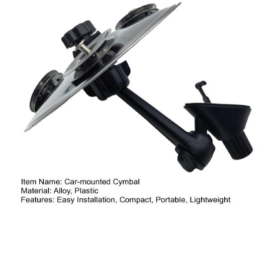 Car Cymbal Air Vent Clip Mini Crash Cymbal for Car Drummers Easy Installation Mini Cymbals Fun Dashboard Toy for Music Lovers