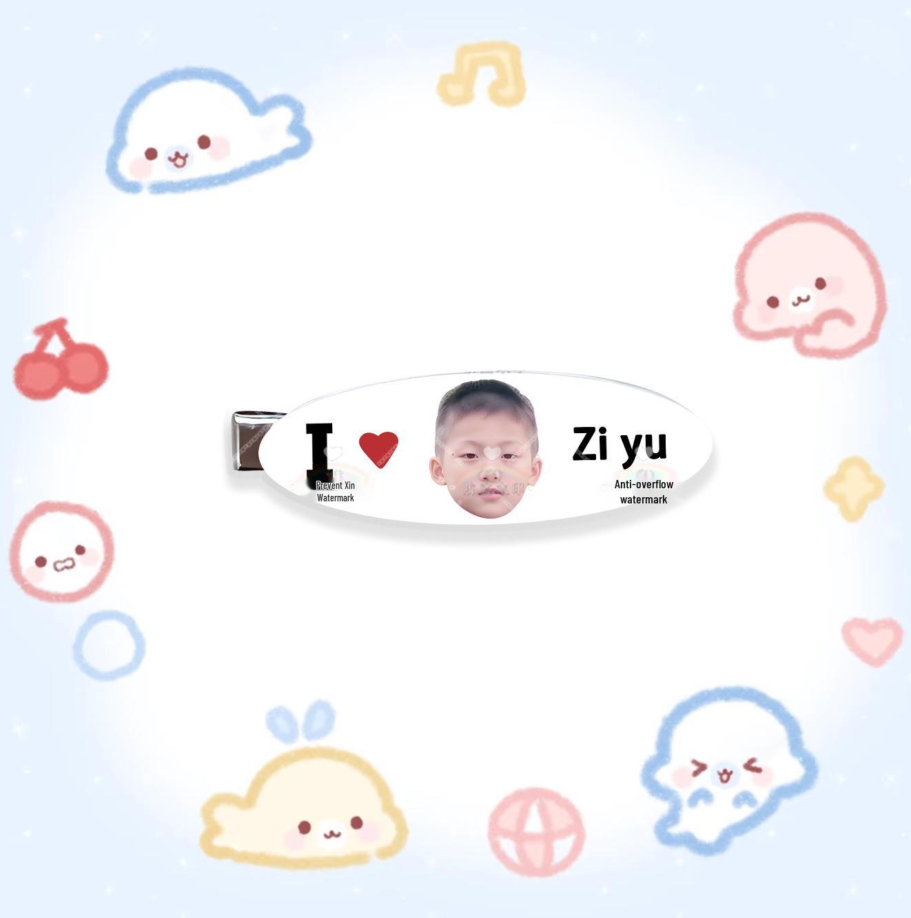 Zi Yu Oval Bangs Hair Clip – Celebrity-Inspired Hair Accessory