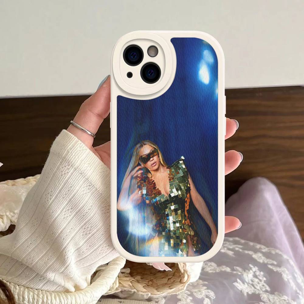 Beyonce Cowboy Leather Phone Case For iPhone 16 15 14 17 Pro Max 11 12 Mini Plus Soft Shell