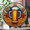Segno in Latta Metallico Birra Decorazione Murale 20x30cm
