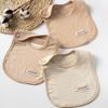 3pcs Baby Bibs Cotton Scarf Saliva Towel Double Layer Muslin Baby Burp Cloths Newborn Anti-spitting Burp Cloths Baby Accessories