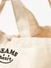 Beams Heart Canvas Bag, Smile Embroidered Logo, Women's, Natural, One Size