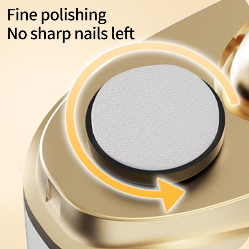 Professional Nail Trimmer With LED Illumination Low Noise Design Effortless Grooming Device For Different Ages